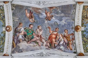 Der Hof der Liebe, Raum der ehelichen Liebe von Veronese