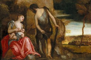 Die Familie Kains auf der Wanderung