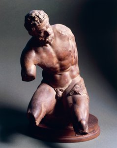 Männlicher Akt, ca. 1572, von Giambologna, Terrakottaskulptur