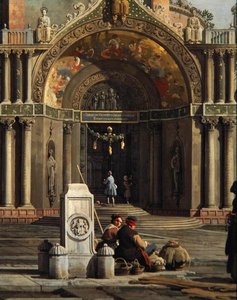 (Detail) Capriccio einer Kirche