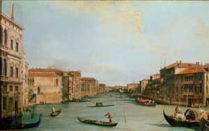 Der Canal Grande vom Palazzo Balbi aus gesehen von Canaletto