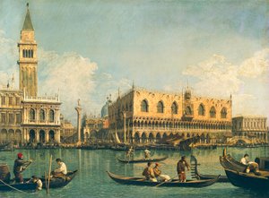 Der Molo vom Bacino di San Marco am Himmelfahrtstag
