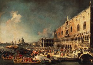 Die Ankunft des französischen Botschafters in Venedig