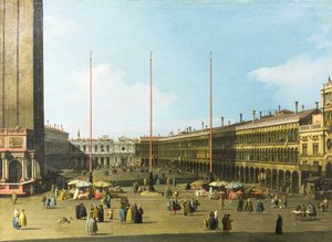 Venedig, Blick auf die Piazza San Marco mit den Procuratie