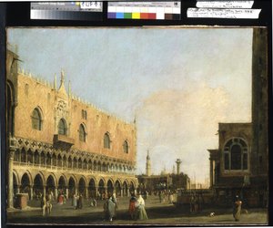 Blick auf die Piazzetta San Marco nach Süden
