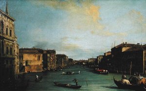 Blick auf den Canal Grande von der Rialtobrücke