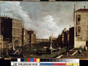 Blick auf den Canal Grande in Venedig