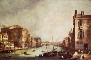 Blick auf den Canal Grande von San Vio