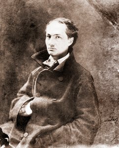Porträt von Charles Baudelaire, Schriftsteller - Fotografie von Nadar