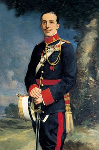 Porträt von Alfonso XIII, König von Spanien in Militäruniform von Kaulak