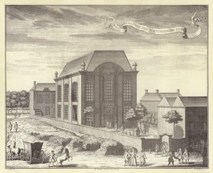 Die portugiesische Synagoge, Amsterdam von (after) Dutch School