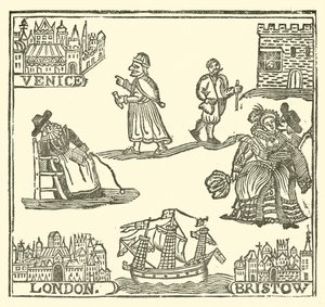 Illustration für The Roxburghe Ballads von (after) English School