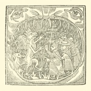 Illustration für The Roxburghe Ballads (Holzschnitt) von (after) English School