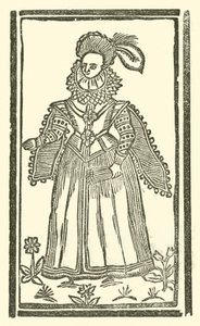 Illustration für The Roxburghe Ballads (Holzschnitt) von (after) English School