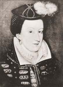 Maria Stuart, Königin von Schottland (Lithografie) von (after) English School