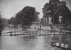 Die Themse in Oxford, Die Achter nach einem Rennen von (after) English photographer