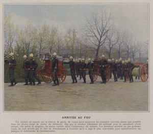 Ankunft am Feuer von (after) French Photographer