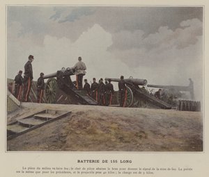 155-mm-Batterie von (after) French Photographer