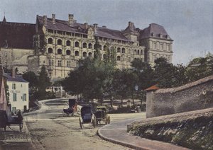 Schloss Blois, Fassade (Farbfoto) von (after) French Photographer