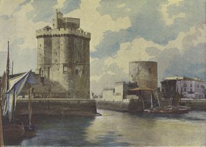 La Rochelle, Hafeneinfahrt von (after) French Photographer