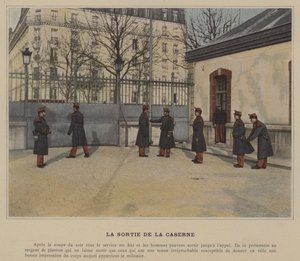 La Sortie de la Caserne von (after) French Photographer