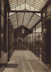 Der alte Durchgang der Oper von der Rue Le Peletier