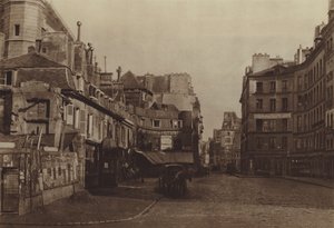 Der Saint-Martin-Platz, gesehen von der Rue Reaumur von (after) French Photographer