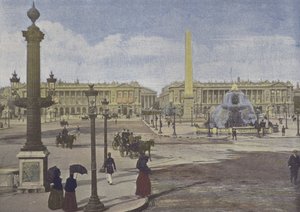 Paris, Place de la Concorde (Farbfoto)
