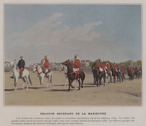Peloton kehrt von der Übung zurück von (after) French Photographer