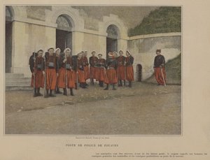 Zouaven-Polizeiposten von (after) French Photographer