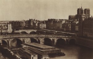 Quais Desaix und Napoleon, heute Quai de la Corse von (after) French Photographer