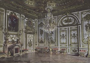 Salon Louis XIII, genannt Thronsaal (Farbfoto) von (after) French Photographer