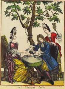 Der galante Betrogene, graviert von Theodorus Danckerts