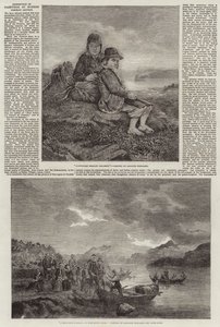 Ausstellung von Gemälden moderner deutscher Künstler (Gravur) von (after) German School
