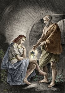 Der griechische Philosoph Diogenes von Sinope, bekannt als der Zyniker
