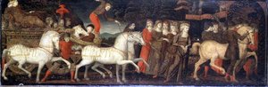 Ein Triumphzug - Cassone-Panel