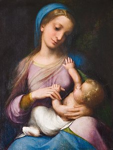 Madonna mit Kind oder Madonna Campori von (c.1489 1534) Correggio