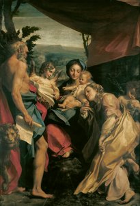 Madonna mit St. Hieronymus (Der Tag)
