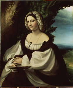 Porträt einer Dame von (c.1489 1534) Correggio