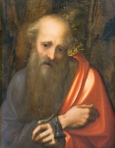 Der heilige Antonius der Abt von (c.1489 1534) Correggio