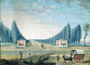 Eingang des Parc du Raincy, ca. 1754-93 von 1717 1806 Carmontelle