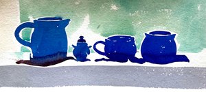 Vier Blues von Simon Fletcher