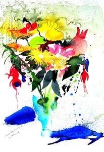 November Blumen II 56x36 von Simon Fletcher