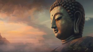 Buddha-Statue Gemälde