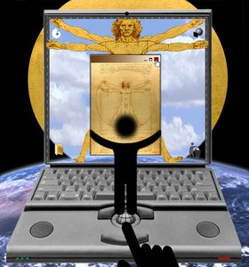 Die Quadratur des Kreises (aus der Serie: Windows)