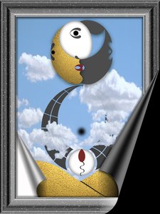 Abziehbild (II) (Aus der Serie: Bilder aus dem Leben des Prinz Vogelfrei) von Alexander Eibach