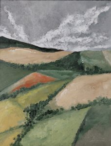 Hecken zwischen Feldern von M. Vet