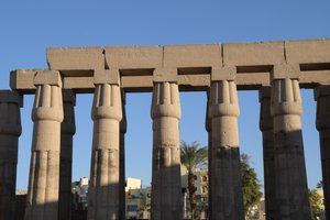 Luxor-Tempel, antike ägyptische Architektur in Luxor von Albert Mansour