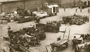 Das 2. Bataillon des Royal Sussex Regiments, Belfast, Irland von AE Brown