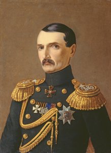 Porträt von Admiral V.A. Kornilow (1806-1854), Held der Krim